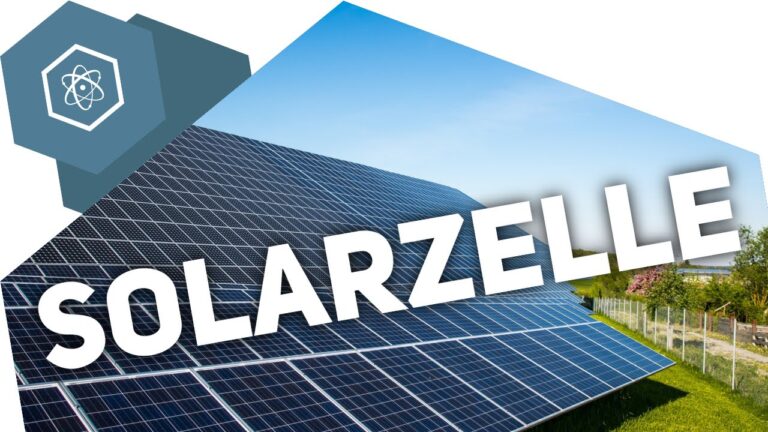 Funktionsweise von Solarzellen verst&auml;ndlich erkl&auml;rt