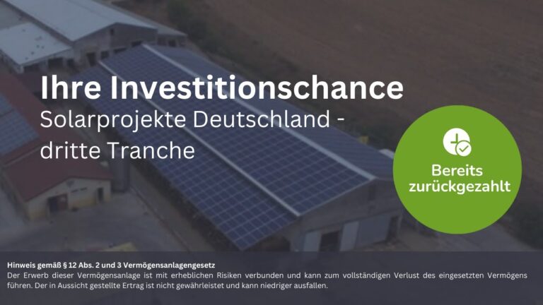 Effiziente Crowdfunding-Plattformen f&uuml;r Solarprojekte