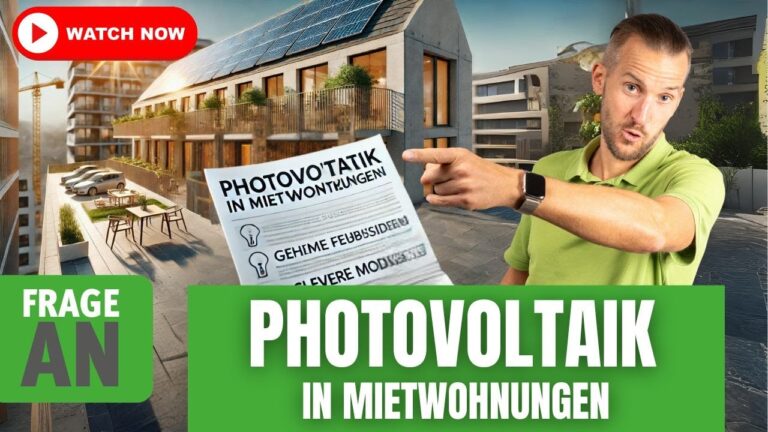 Photovoltaikanlagen f&uuml;r Mietwohnungen: Nachhaltige Energiel&ouml;sungen entdecken