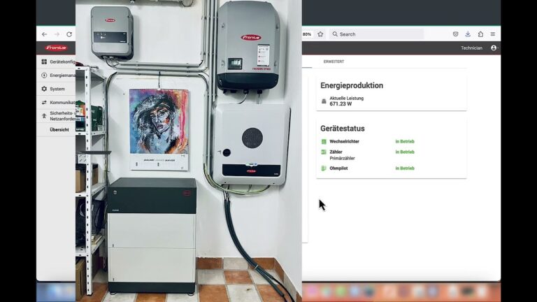 Optimierung von Solarenergieinstallationen mit Batteriespeicher