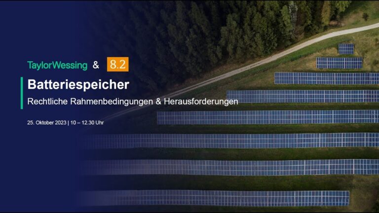 Energiespeicherung: Rechtliche Vorgaben im Überblick
