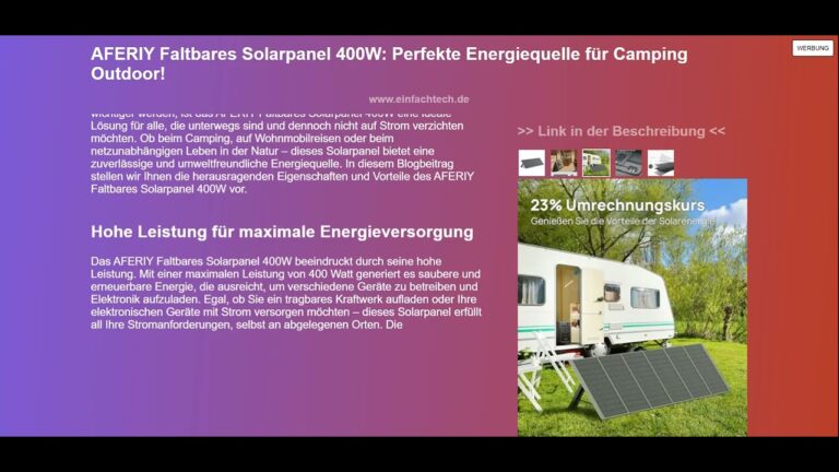 Zuverl&auml;ssige Solarenergie-L&ouml;sungen f&uuml;r den netzunabh&auml;ngigen Betrieb